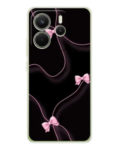 Чехол для Xiaomi Redmi Note 14 4G (EU) с картинкой «Розовые ленты»
