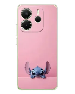 Чехол для Xiaomi Redmi Note 14 4G (EU) с картинкой «Stitch выглядывает» Чехол для Xiaomi Redmi Note 14 4G (EU) с картинкой «Stitch выглядывает»