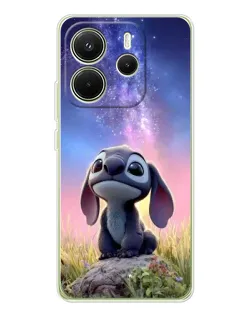 Чехол для Xiaomi Redmi Note 14 4G (EU) с картинкой «Стич на рассвете» Чехол для Xiaomi Redmi Note 14 4G (EU) с картинкой «Стич на рассвете»