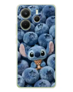 Чехол для Xiaomi Redmi Note 14 4G (EU) с картинкой «Стич и голубика» Чехол для Xiaomi Redmi Note 14 4G (EU) с картинкой «Стич и голубика»