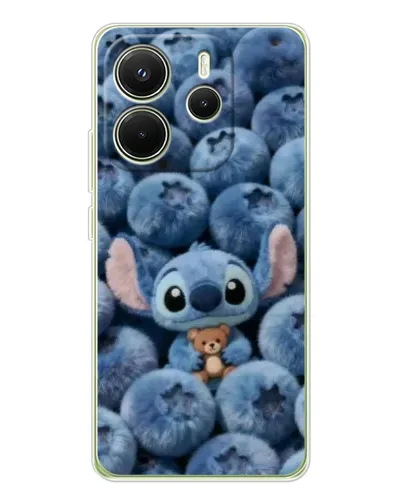 Чехол для Xiaomi Redmi Note 14 4G (EU) с картинкой «Стич и голубика» Чехол для Xiaomi Redmi Note 14 4G (EU) с картинкой «Стич и голубика»