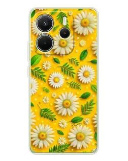 Чехол для Xiaomi Redmi Note 14 4G (EU) с картинкой «Ромашковое солнце» Чехол для Xiaomi Redmi Note 14 4G (EU) с картинкой «Ромашковое солнце»