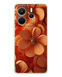 Чехол для Xiaomi Redmi Note 14 4G (EU) с картинкой «Оранжевый макро цветок» Чехол для Xiaomi Redmi Note 14 4G (EU) с картинкой «Оранжевый макро цветок»
