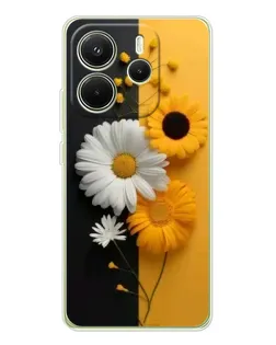 Чехол для Xiaomi Redmi Note 14 4G (EU) с картинкой «Подсолнух и ромашка» Чехол для Xiaomi Redmi Note 14 4G (EU) с картинкой «Подсолнух и ромашка»