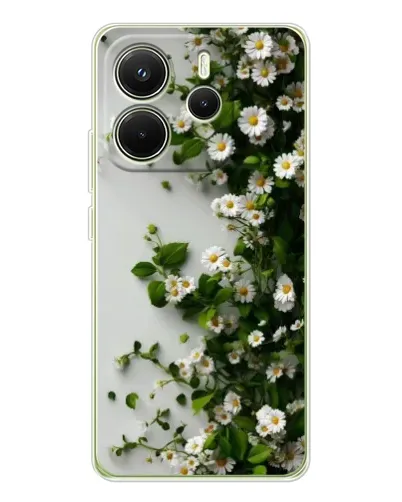 Чехол для Xiaomi Redmi Note 14 4G (EU) с картинкой «Ветка мелких белых цветов» Чехол для Xiaomi Redmi Note 14 4G (EU) с картинкой «Ветка мелких белых цветов»