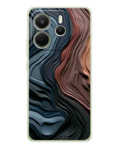 Чехол для Xiaomi Redmi Note 14 4G (EU) с картинкой «Цветные волны каньона» Чехол для Xiaomi Redmi Note 14 4G (EU) с картинкой «Цветные волны каньона»