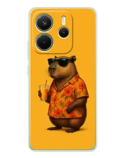 Чохол для Xiaomi Redmi Note 14 4G (EU) з картинкою «Капібара на відпочинку» Чохол для Xiaomi Redmi Note 14 4G (EU) з картинкою «Капібара на відпочинку»