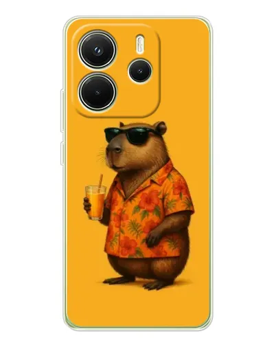 Чохол для Xiaomi Redmi Note 14 4G (EU) з картинкою «Капібара на відпочинку» Чохол для Xiaomi Redmi Note 14 4G (EU) з картинкою «Капібара на відпочинку»