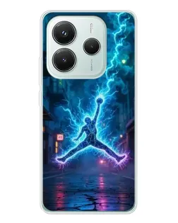 Чехол для Xiaomi Redmi Note 14 5G с картинкой «Jordan Gold Jumpman» Чехол для Xiaomi Redmi Note 14 5G с картинкой «Jordan Gold Jumpman»