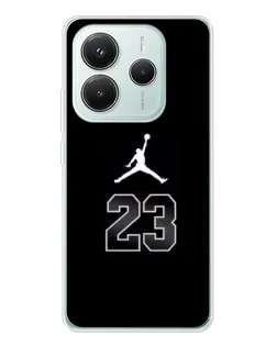 Чехол для Xiaomi Redmi Note 14 5G с картинкой «Jordan Flight 23»
