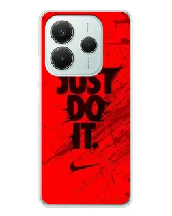 Чехол для Xiaomi Redmi Note 14 5G с картинкой «Nike Just Do It»