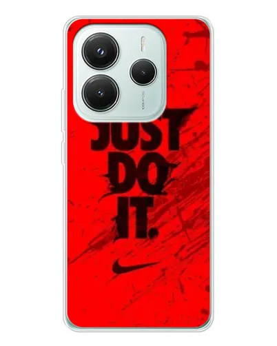 Чехол для Xiaomi Redmi Note 14 5G с картинкой «Nike Just Do It»