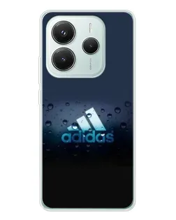 Чехол для Xiaomi Redmi Note 14 5G с картинкой «Adidas Water Drops»