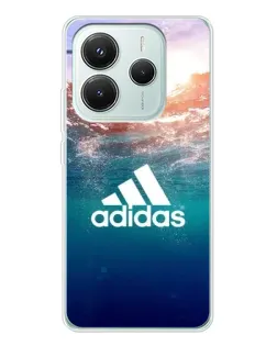 Чехол для Xiaomi Redmi Note 14 5G с картинкой «Океанская глубина адидас»