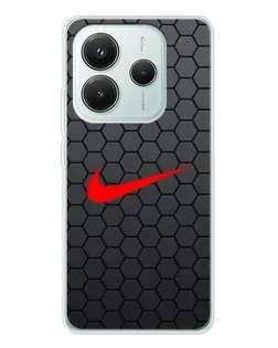 Чехол для Xiaomi Redmi Note 14 5G с картинкой «Nike — карбоновая сетка» Чехол для Xiaomi Redmi Note 14 5G с картинкой «Nike — карбоновая сетка»