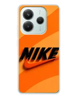 Чехол для Xiaomi Redmi Note 14 5G с картинкой «Оранжевый драйв Nike» Чехол для Xiaomi Redmi Note 14 5G с картинкой «Оранжевый драйв Nike»