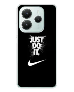 Чехол для Xiaomi Redmi Note 14 5G с картинкой «Текстовый принт Nike» Чехол для Xiaomi Redmi Note 14 5G с картинкой «Текстовый принт Nike»