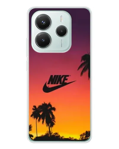 Чехол для Xiaomi Redmi Note 14 5G с картинкой «Nike на закате солнца» Чехол для Xiaomi Redmi Note 14 5G с картинкой «Nike на закате солнца»