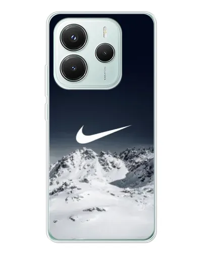 Чехол для Xiaomi Redmi Note 14 5G с картинкой «Nike — зимние горы» Чехол для Xiaomi Redmi Note 14 5G с картинкой «Nike — зимние горы»
