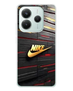 Чехол для Xiaomi Redmi Note 14 5G с картинкой «Золотой Nike на металле» Чехол для Xiaomi Redmi Note 14 5G с картинкой «Золотой Nike на металле»