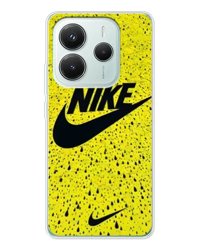 Чехол для Xiaomi Redmi Note 14 5G с картинкой «Желтый текстурный Nike» Чехол для Xiaomi Redmi Note 14 5G с картинкой «Желтый текстурный Nike»