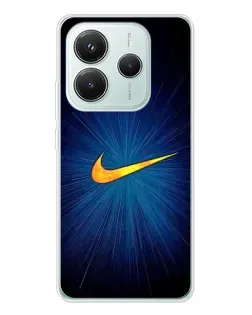 Чехол для Xiaomi Redmi Note 14 5G с картинкой «Синий пульс Nike» Чехол для Xiaomi Redmi Note 14 5G с картинкой «Синий пульс Nike»