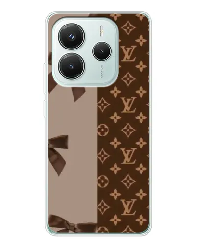 Чехол для Xiaomi Redmi Note 14 5G с картинкой «Louis Vuitton — банты» Чехол для Xiaomi Redmi Note 14 5G с картинкой «Louis Vuitton — банты»