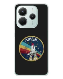 Чехол для Xiaomi Redmi Note 14 5G с картинкой «NASA — эмблема миссии» Чехол для Xiaomi Redmi Note 14 5G с картинкой «NASA — эмблема миссии»