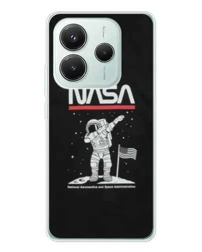 Чехол для Xiaomi Redmi Note 14 5G с картинкой «NASA — шагаем по Луне» Чехол для Xiaomi Redmi Note 14 5G с картинкой «NASA — шагаем по Луне»
