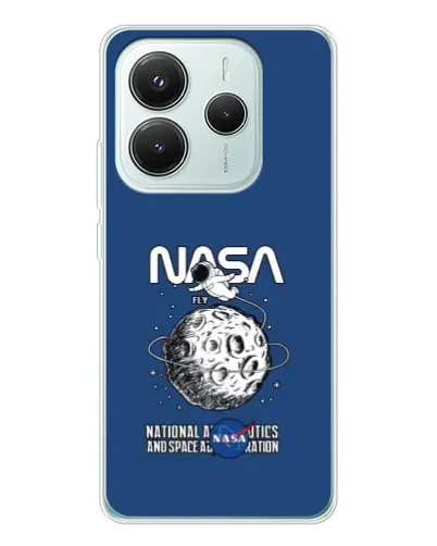 Чехол для Xiaomi Redmi Note 14 5G с картинкой «NASA — лунная миссия» Чехол для Xiaomi Redmi Note 14 5G с картинкой «NASA — лунная миссия»