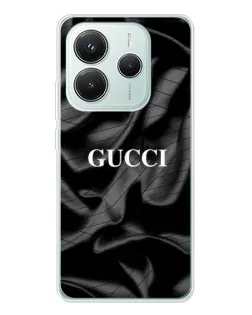 Чохол для Xiaomi Redmi Note 14 5G з картинкою «Gucci — шовкові хвилі»