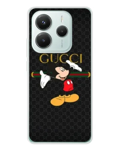Чехол для Xiaomi Redmi Note 14 5G с картинкой «Микки Маус Gucci» Чехол для Xiaomi Redmi Note 14 5G с картинкой «Микки Маус Gucci»