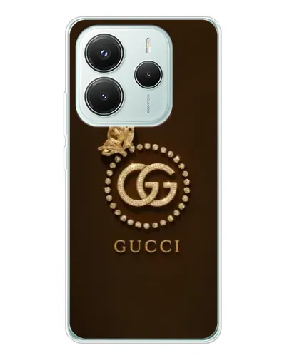 Чехол для Xiaomi Redmi Note 14 5G с картинкой «Gucci — золотая бабочка» Чехол для Xiaomi Redmi Note 14 5G с картинкой «Gucci — золотая бабочка»