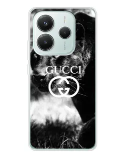 Чехол для Xiaomi Redmi Note 14 5G с картинкой «Gucci — дикая природа»