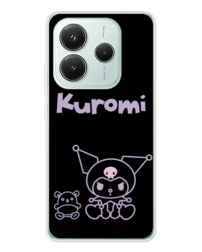 Чохол для Xiaomi Redmi Note 14 5G з картинкою «Kuromi — чорний мінімалізм» Чохол для Xiaomi Redmi Note 14 5G з картинкою «Kuromi — чорний мінімалізм»