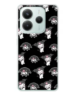 Чохол для Xiaomi Redmi Note 14 5G з картинкою «Чорний паттерн Kuromi» Чохол для Xiaomi Redmi Note 14 5G з картинкою «Чорний паттерн Kuromi»