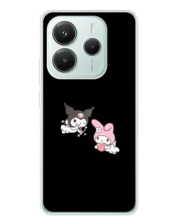 Чохол для Xiaomi Redmi Note 14 5G з картинкою «My Melody та Kuromi» Чохол для Xiaomi Redmi Note 14 5G з картинкою «My Melody та Kuromi»