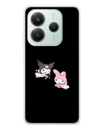 Чохол для Xiaomi Redmi Note 14 5G з картинкою «My Melody та Kuromi» Чохол для Xiaomi Redmi Note 14 5G з картинкою «My Melody та Kuromi»