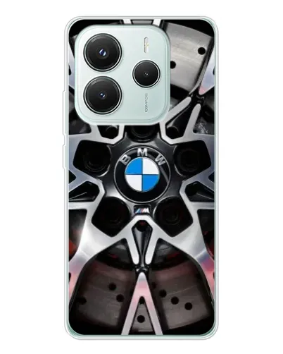 Чехол для Xiaomi Redmi Note 14 5G с картинкой «BMW — деталь диска»