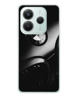 Чехол для Xiaomi Redmi Note 14 5G с картинкой «Эмблема BMW — макро» Чехол для Xiaomi Redmi Note 14 5G с картинкой «Эмблема BMW — макро»