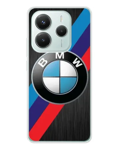 Чехол для Xiaomi Redmi Note 14 5G с картинкой «BMW M-stripes стиль»