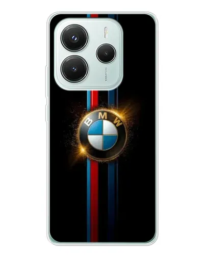 Чехол для Xiaomi Redmi Note 14 5G с картинкой «BMW M-Power неон»