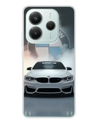 Чехол для Xiaomi Redmi Note 14 5G с картинкой «BMW в белом дыму» Чехол для Xiaomi Redmi Note 14 5G с картинкой «BMW в белом дыму»