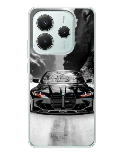 Чехол для Xiaomi Redmi Note 14 5G с картинкой «BMW — акварельный дрифт» Чехол для Xiaomi Redmi Note 14 5G с картинкой «BMW — акварельный дрифт»