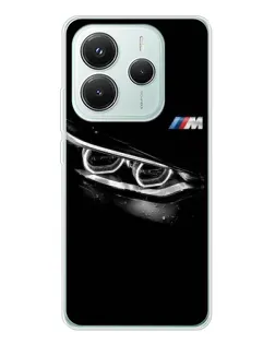 Чехол для Xiaomi Redmi Note 14 5G с картинкой «BMW — взгляд тигра» Чехол для Xiaomi Redmi Note 14 5G с картинкой «BMW — взгляд тигра»