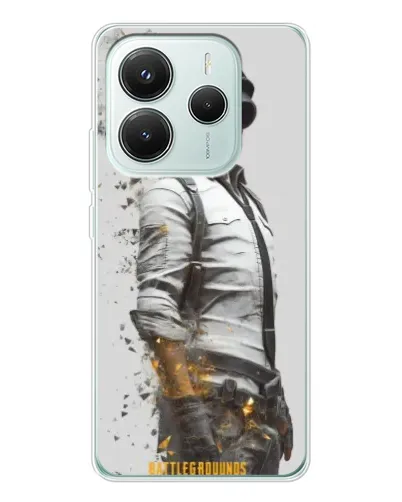 Чехол для Xiaomi Redmi Note 14 5G с картинкой «PUBG — боец в пыли» Чехол для Xiaomi Redmi Note 14 5G с картинкой «PUBG — боец в пыли»