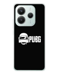 Чехол для Xiaomi Redmi Note 14 5G с картинкой «PUBG — классический лого»