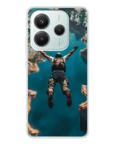 Чехол для Xiaomi Redmi Note 14 5G с картинкой «PUBG — свободное падение» Чехол для Xiaomi Redmi Note 14 5G с картинкой «PUBG — свободное падение»