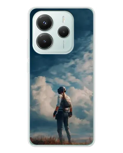 Чехол для Xiaomi Redmi Note 14 5G с картинкой «Герой PUBG на скале» Чехол для Xiaomi Redmi Note 14 5G с картинкой «Герой PUBG на скале»