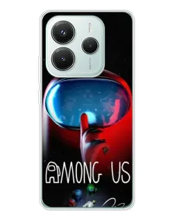 Чехол для Xiaomi Redmi Note 14 5G с картинкой «Красный импостер — макро» Чехол для Xiaomi Redmi Note 14 5G с картинкой «Красный импостер — макро»